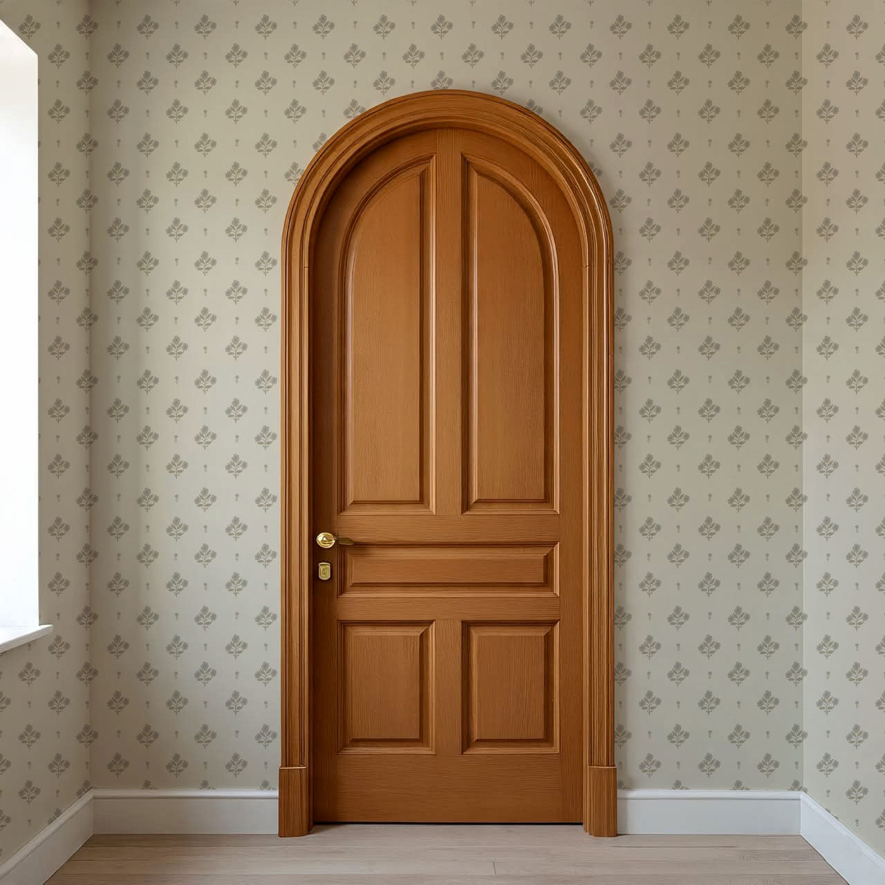 Rylee Keepsake Florals Stone Dove Wallpaper