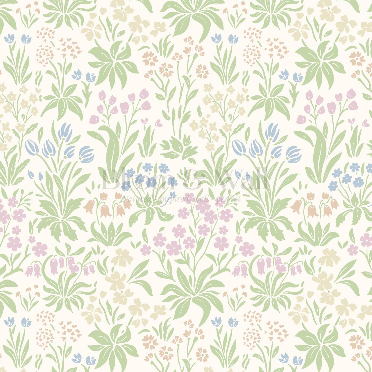 Saylor Millefleur Pastel Wallpaper