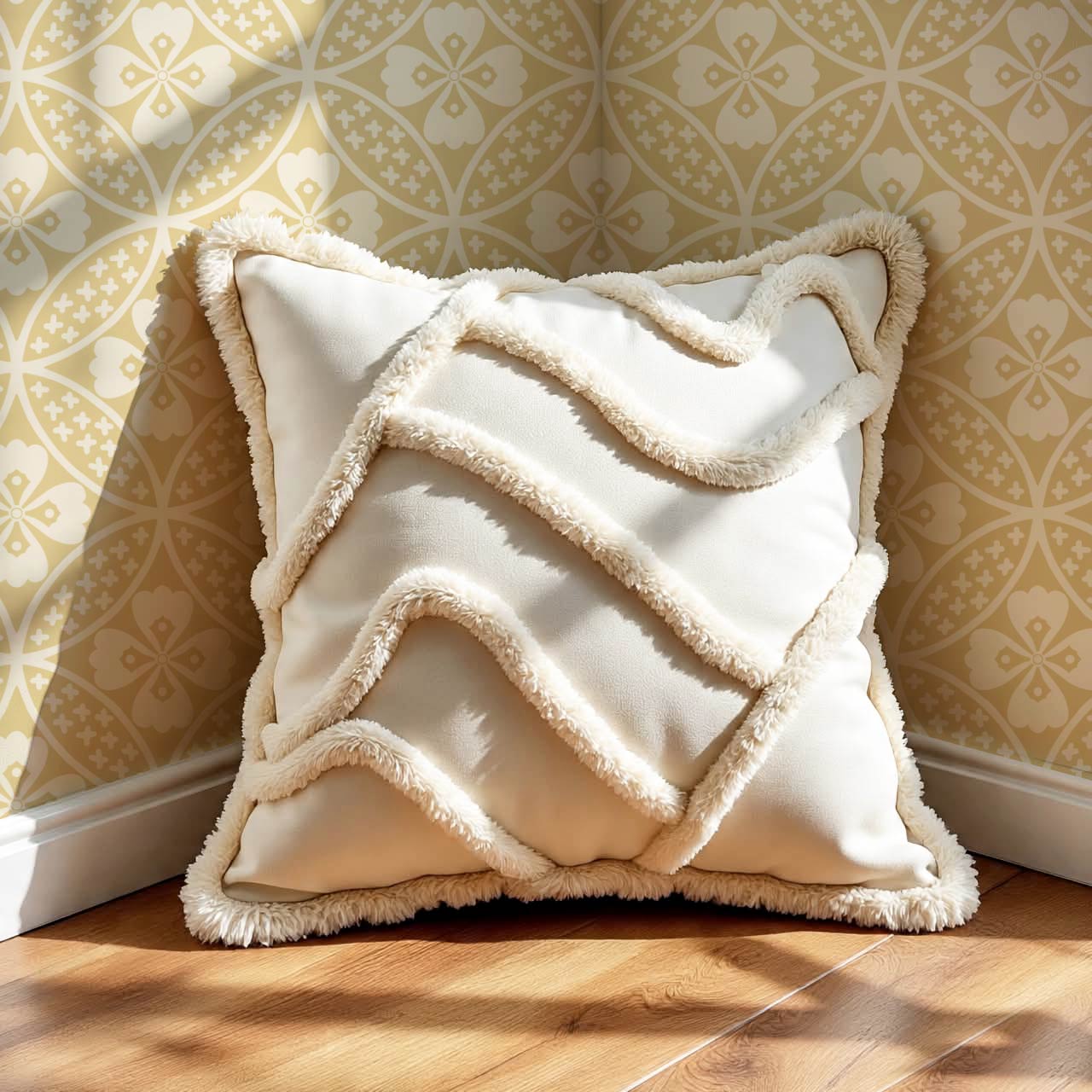 Scarlett Lotus Marigold Wallpaper