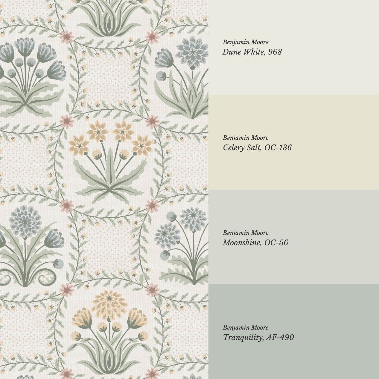 Seila Retro Prairie Check Pastel Ivory Wallpaper