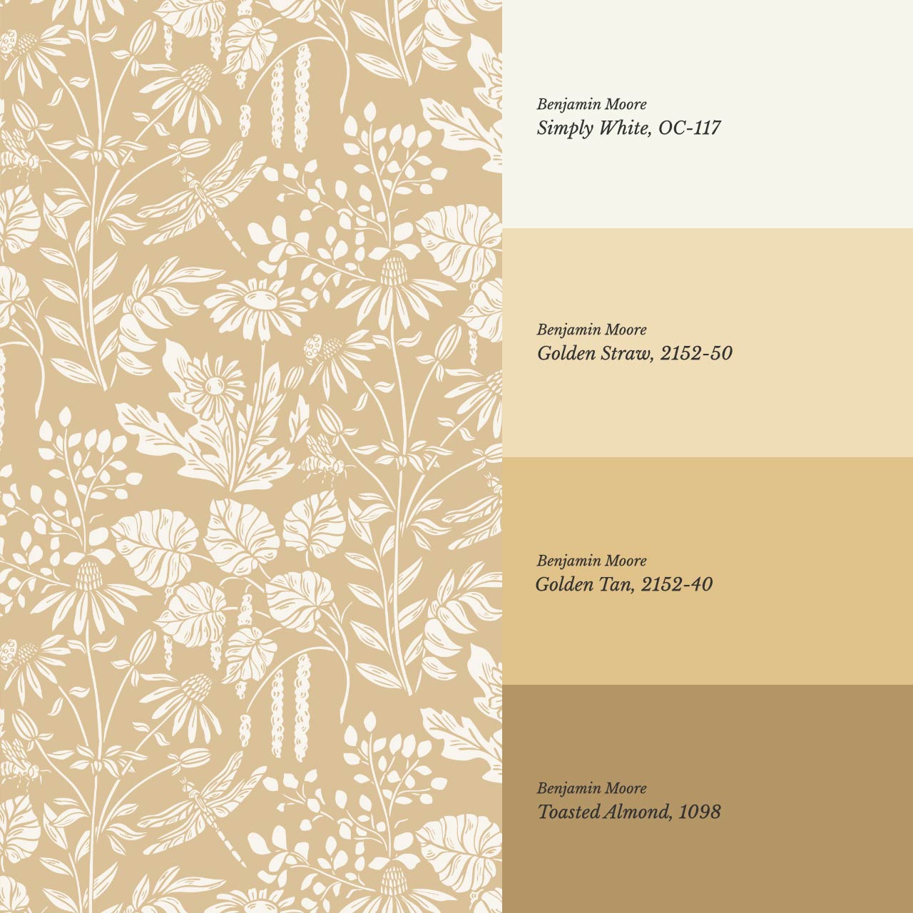 Selah Lake & Meadow Golden Wallpaper