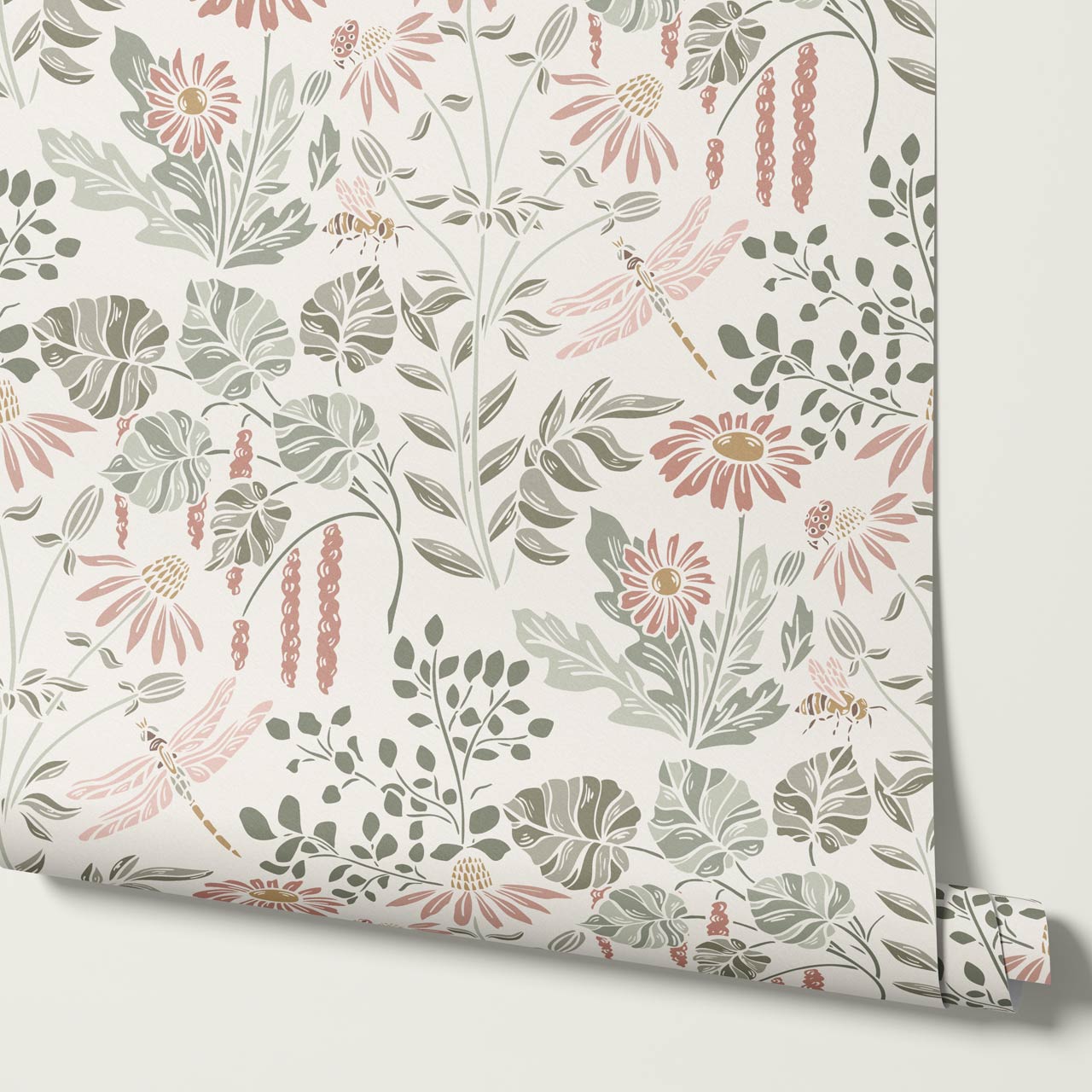 Selah Lake & Meadow Sage Blush Wallpaper