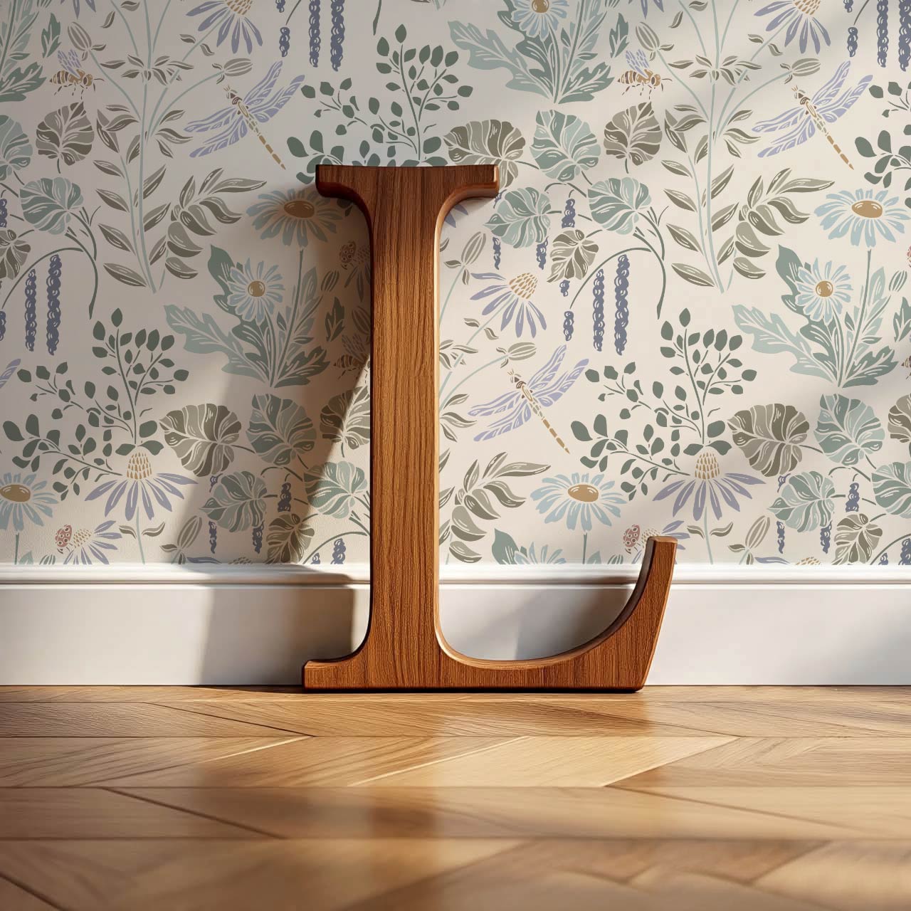 Selah Lake & Meadow Sky Cream Wallpaper