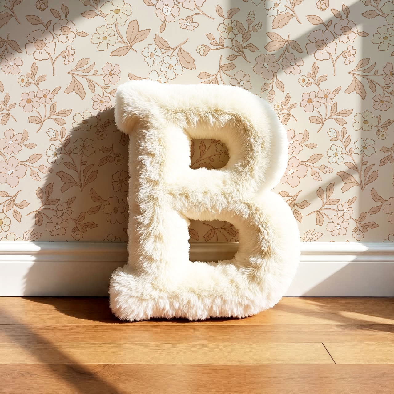 Serena Delicate Flowers Blush Wallpaper