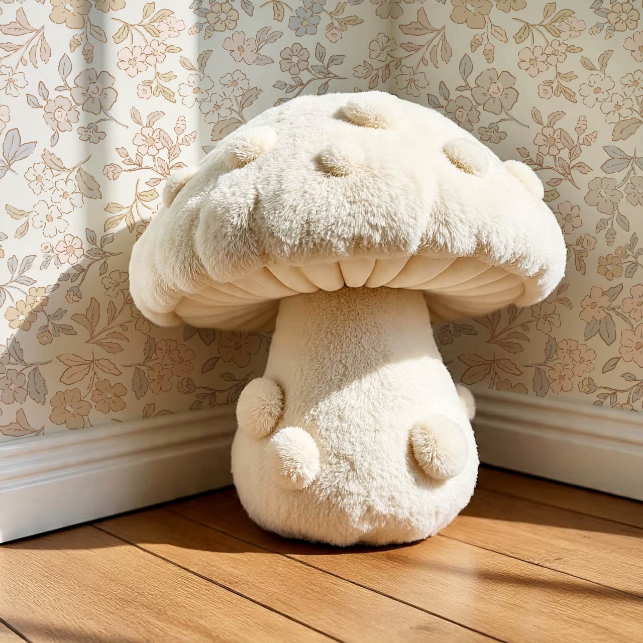 Serena Delicate Flowers Cream Wallpaper