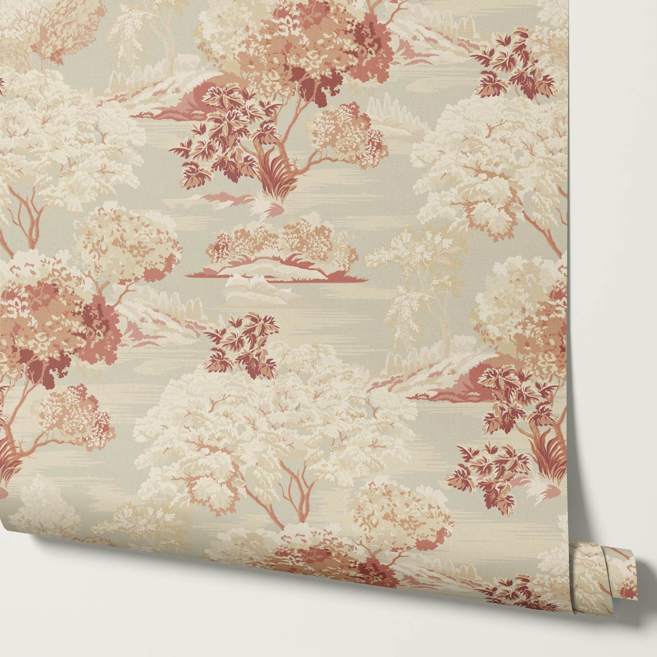 Skylar Antique Tapestry Cream Sepia Wallpaper