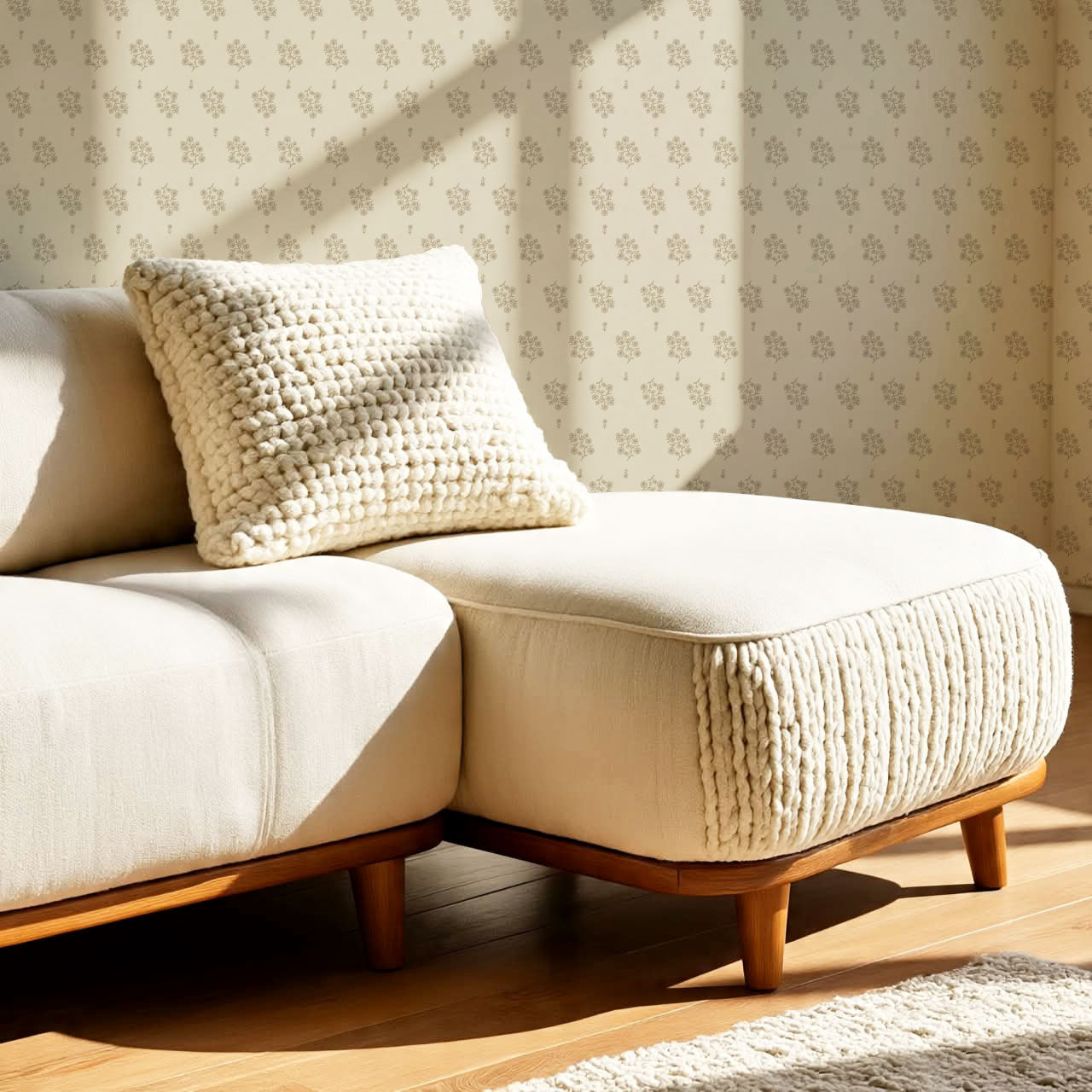 Sloane Inked Flora Neutral Wallpaper