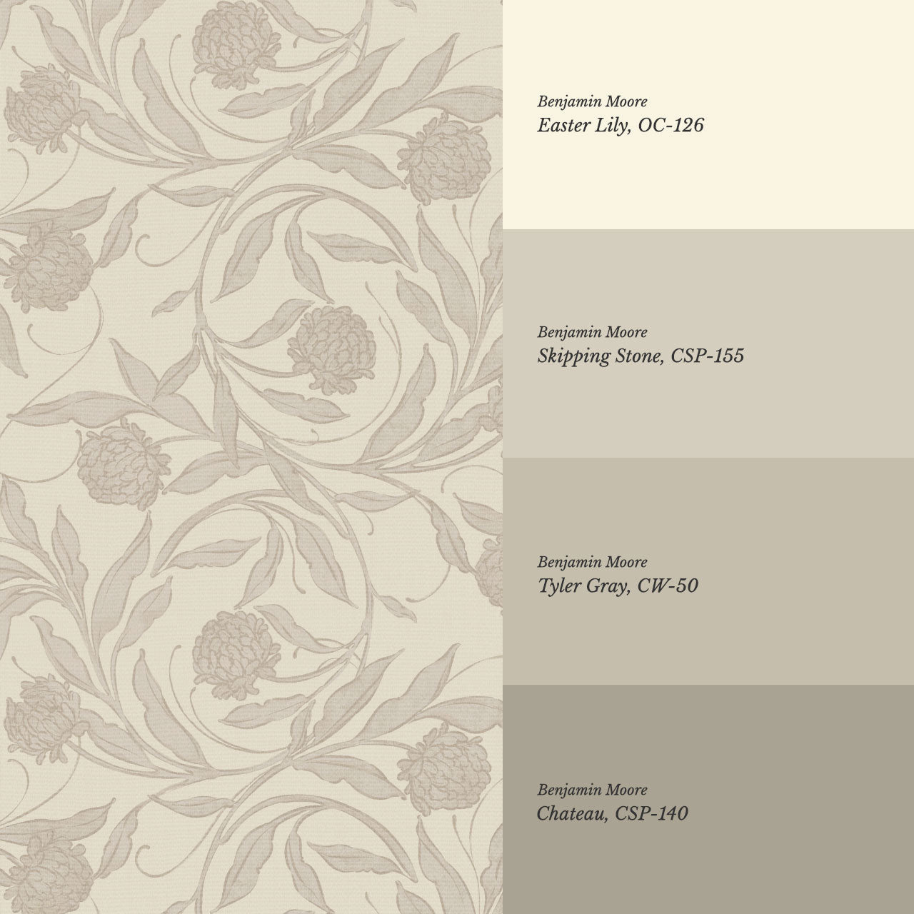 Stoneleigh Blooming Vines Dusty Mauve Wallpaper