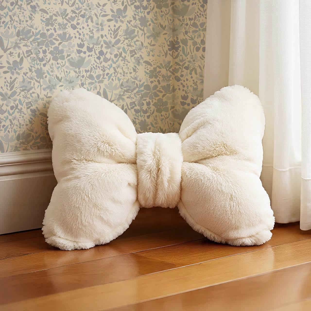 Tatum Blooming Field Dove Blue Wallpaper