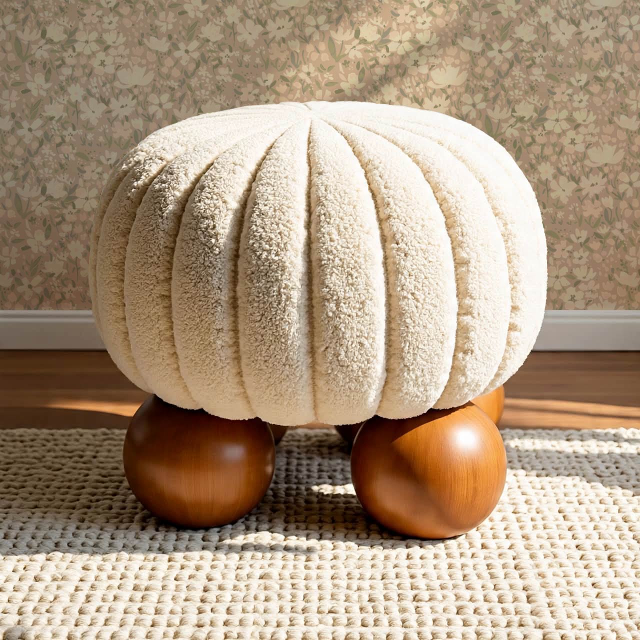 Tatum Blooming Field Cream Sage Wallpaper