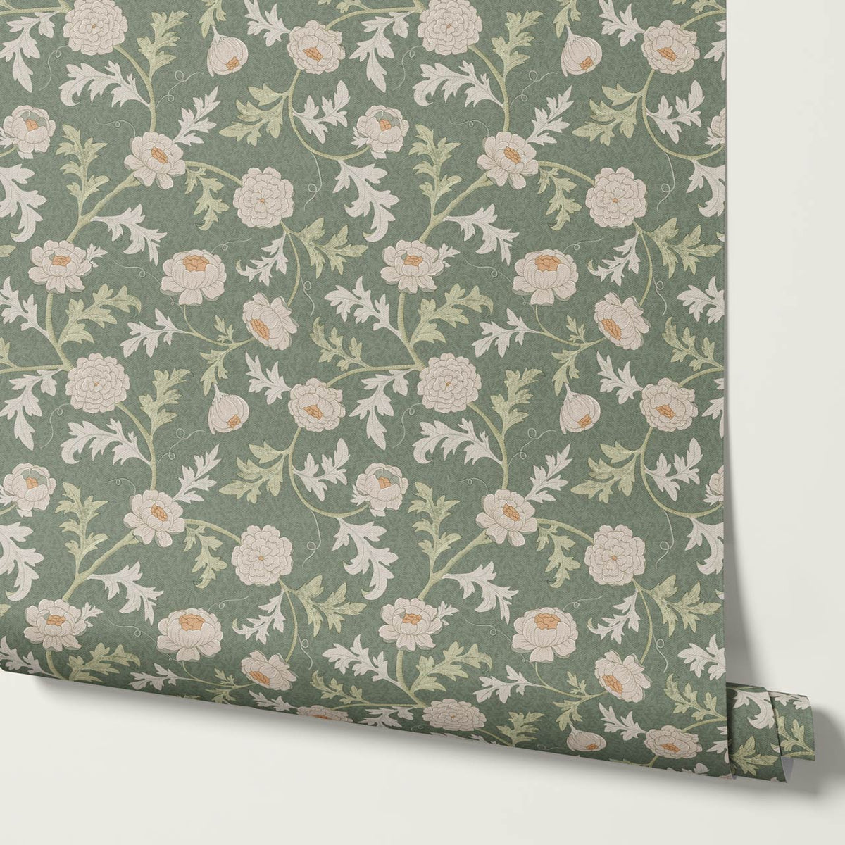 Susana Twining Garden Forest Beige Wallpaper