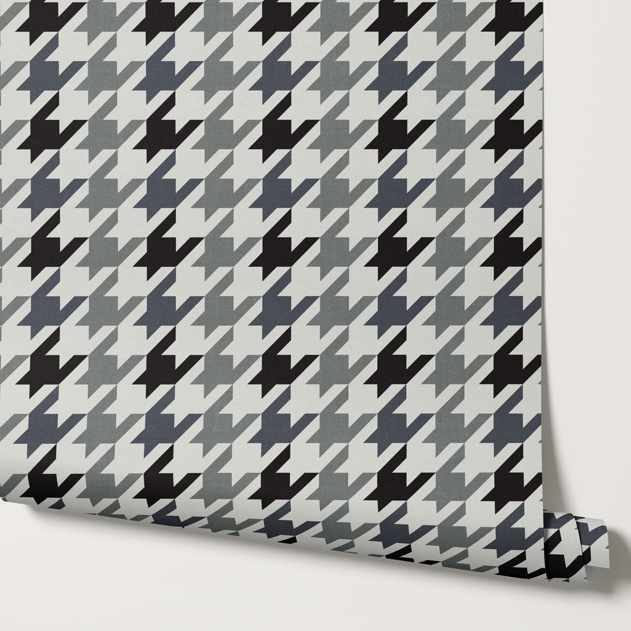 Valentina Cotswold Check Slate Wallpaper