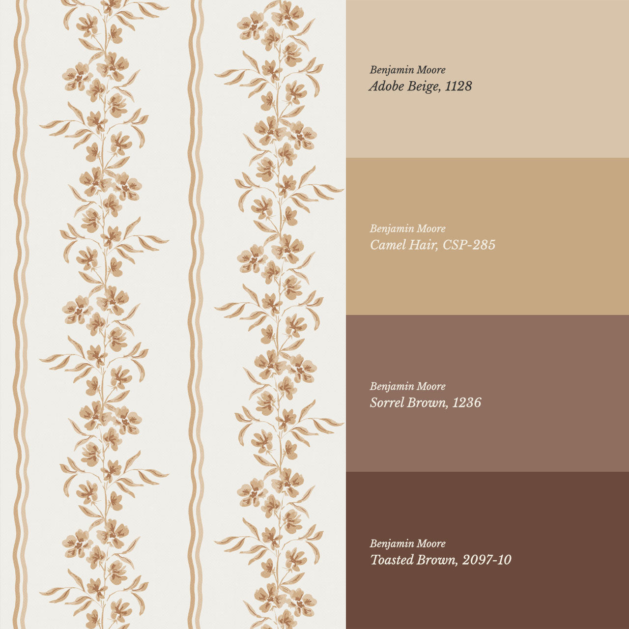 Valerie Country Stripe Butter Wallpaper