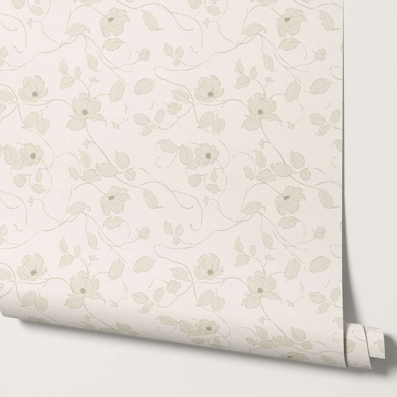 Verdantine Vines Neutral Wallpaper