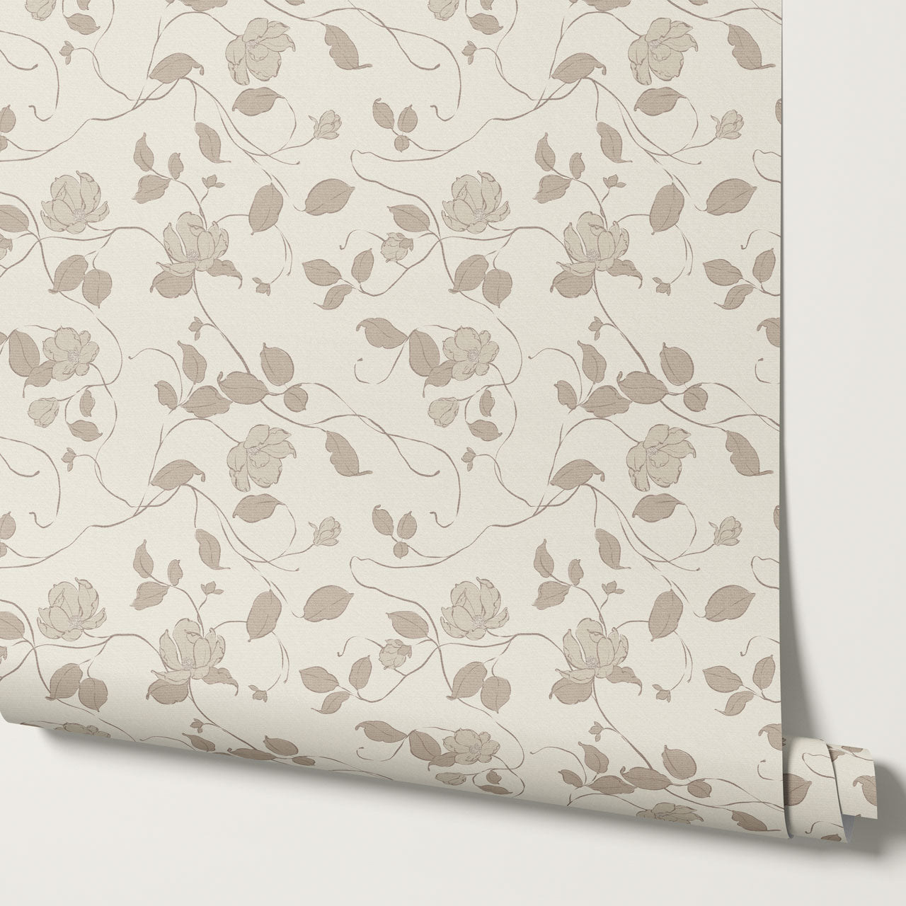Verdantine Vines Dusty Mauve Wallpaper
