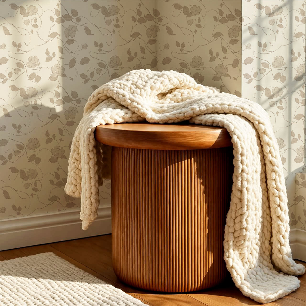 Verdantine Vines Dusty Mauve Wallpaper