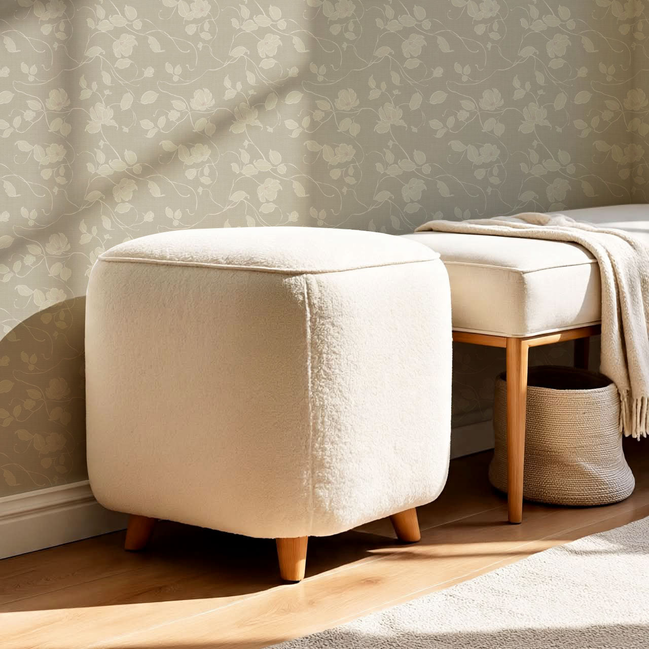 Verdantine Vines Taupe Wallpaper