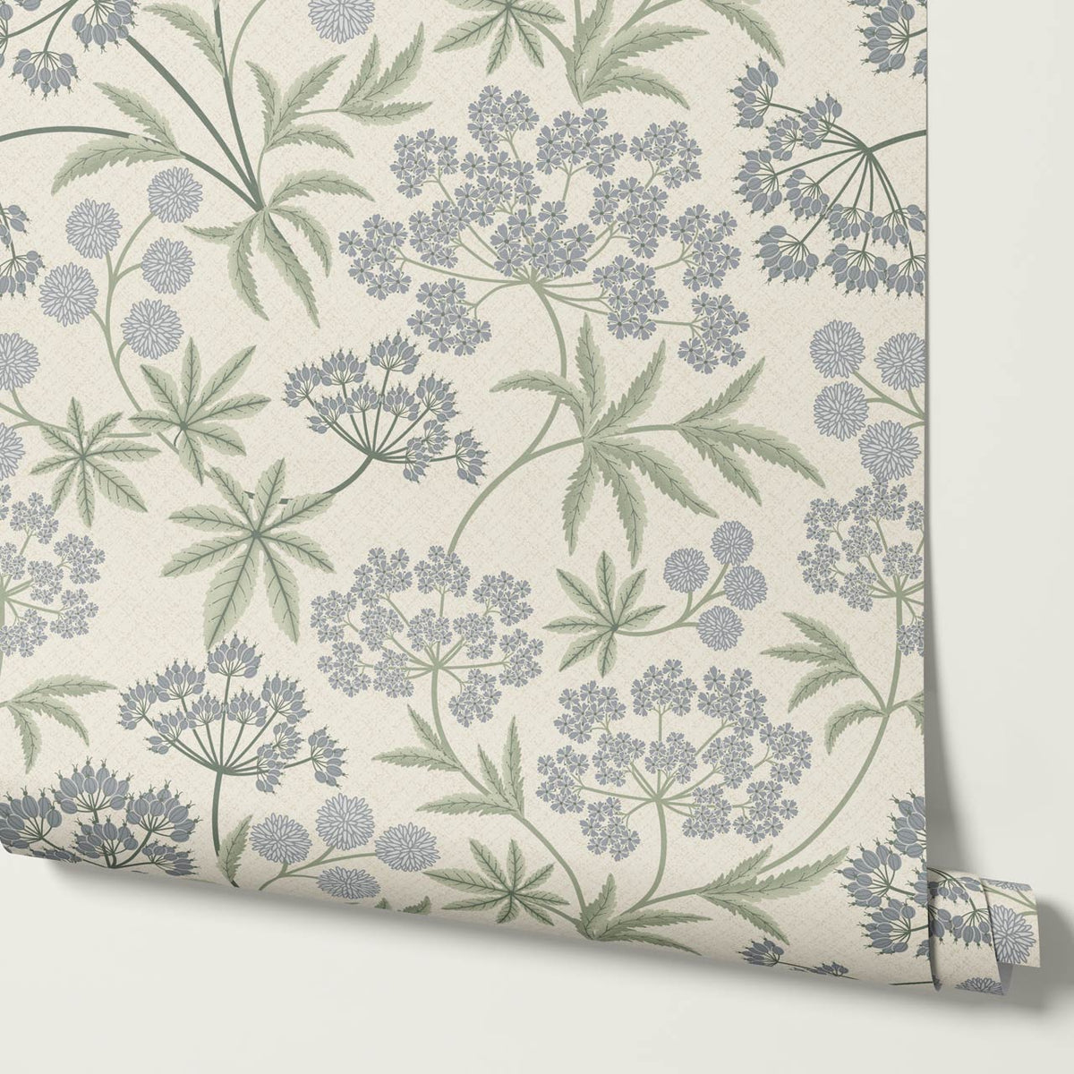 Vivi Wildflowers Blue Sage Wallpaper