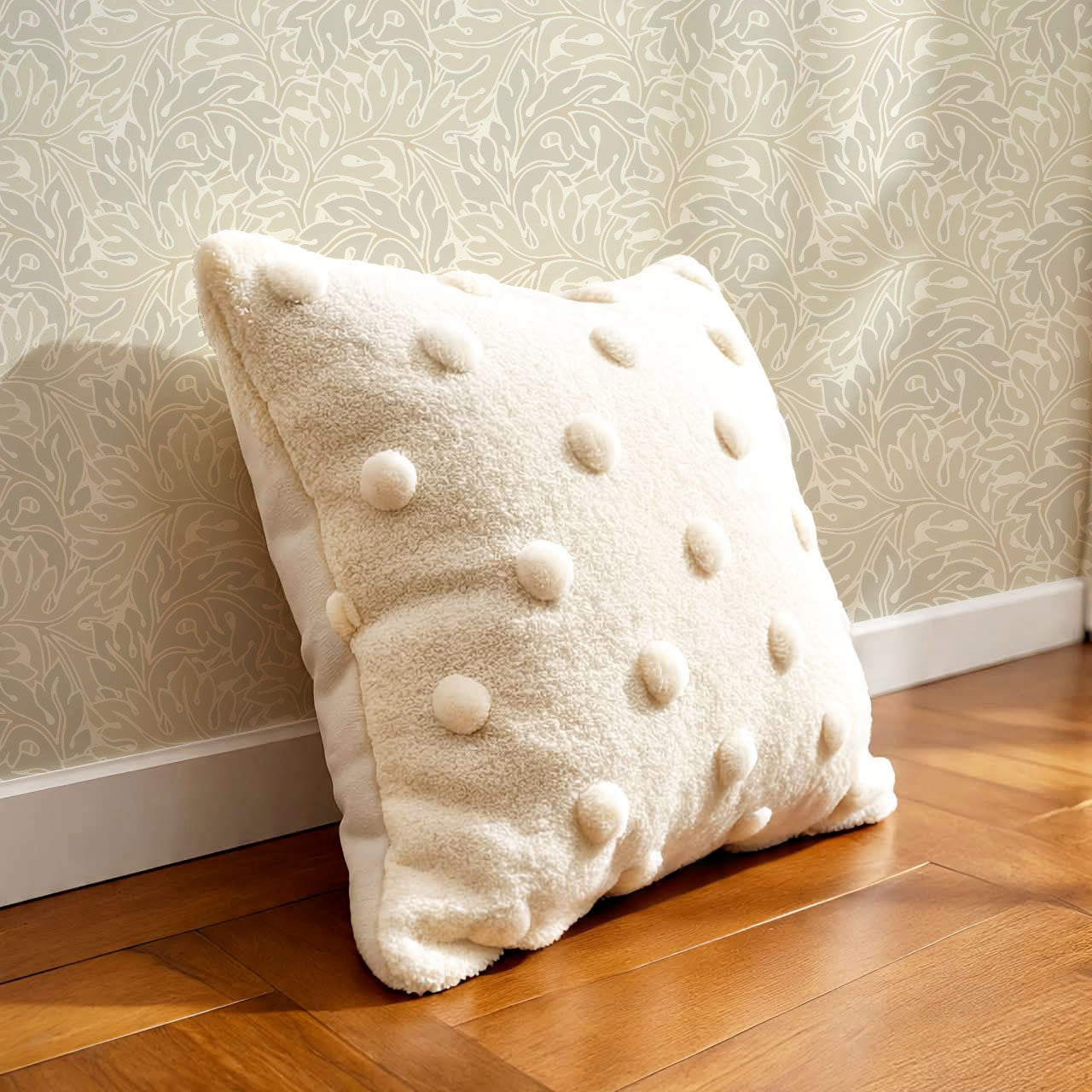 Morgan Acanthus Beige Wallpaper