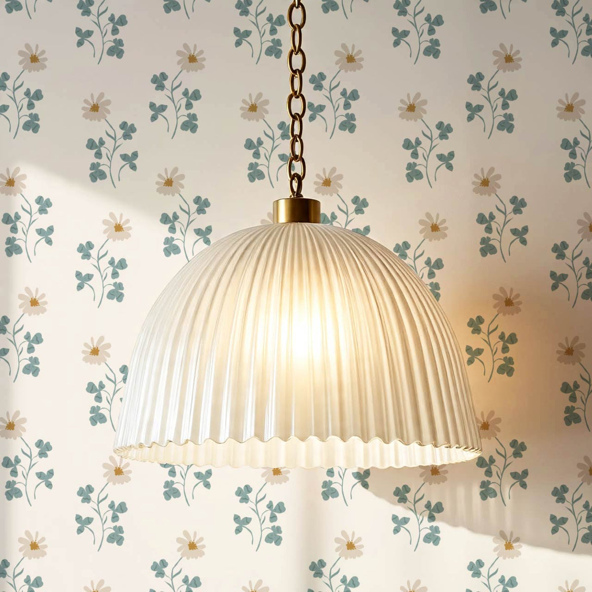Zulma Daisy Dee Cream Beige Wallpaper