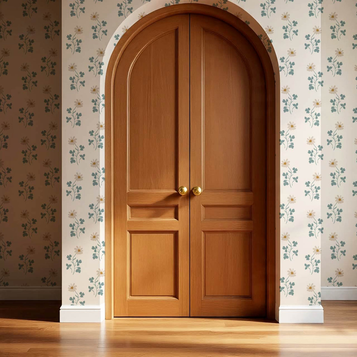 Zulma Daisy Dee Cream Beige Wallpaper