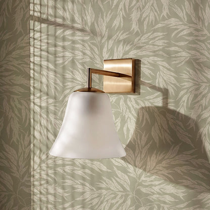 Abby Eucalyptus Leaves Sage Wallpaper