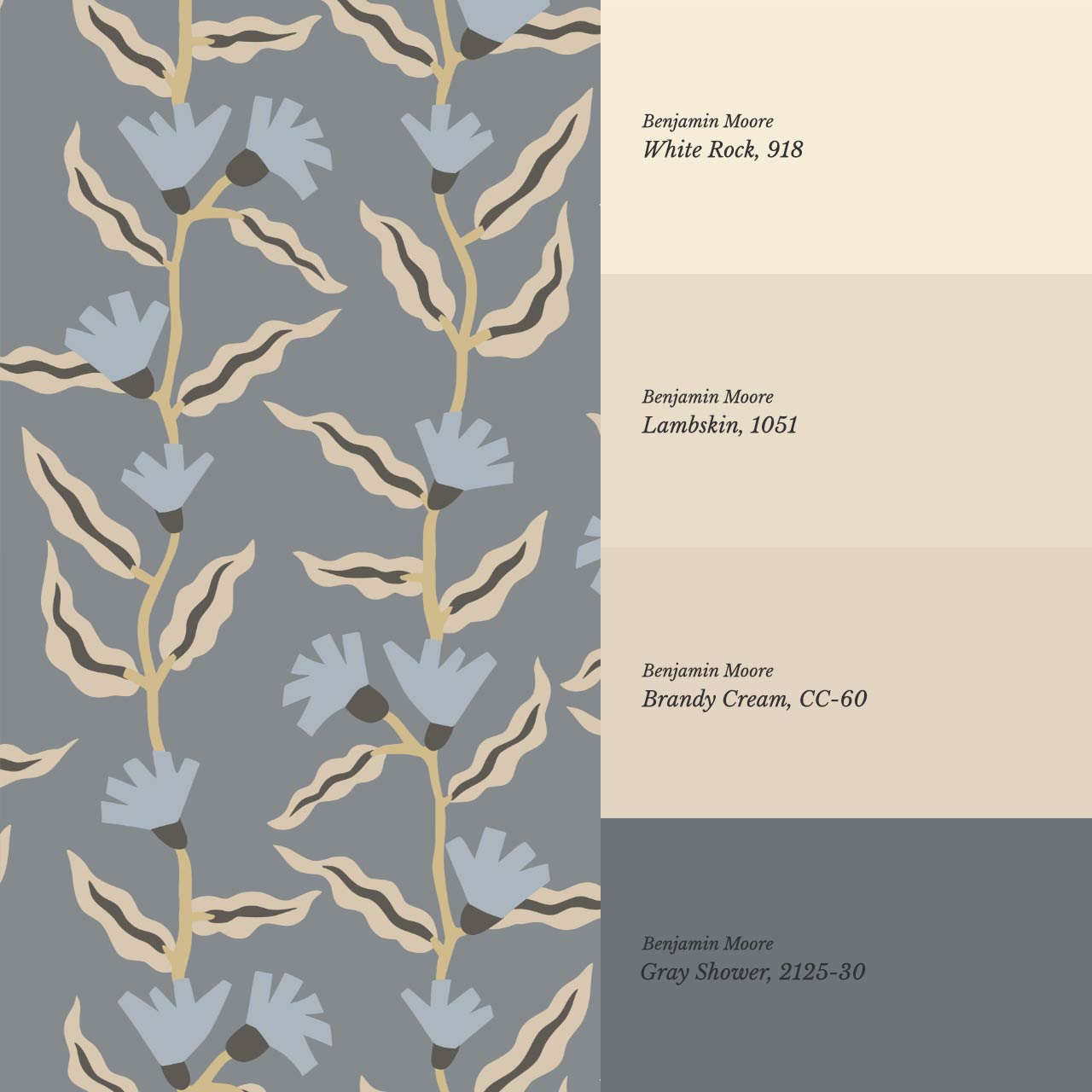 Adaline Folk Vine Sky Wallpaper