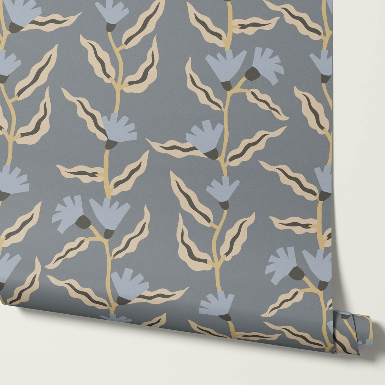 Adaline Folk Vine Sky Wallpaper