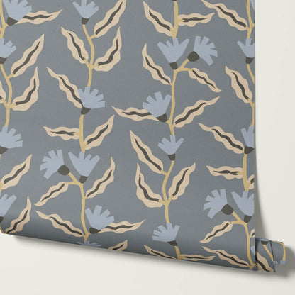 Adaline Folk Vine Sky Wallpaper