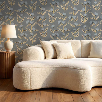 Adaline Folk Vine Sky Wallpaper