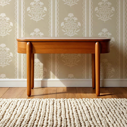 Adalynn Country Cottage Blooming Stripes Beige Wallpaper