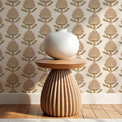 Addison Folk Thistle Blush Wallpaper