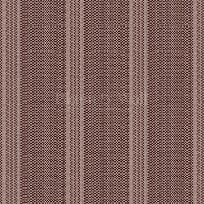Adelheid Woven Ticking Stripes Mahogany Wallpaper