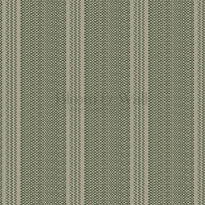 Adelheid Woven Ticking Stripes Olive Wallpaper