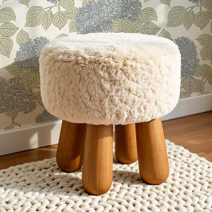 Jeny Vintage Hydrangea Ivory Blue Wallpaper
