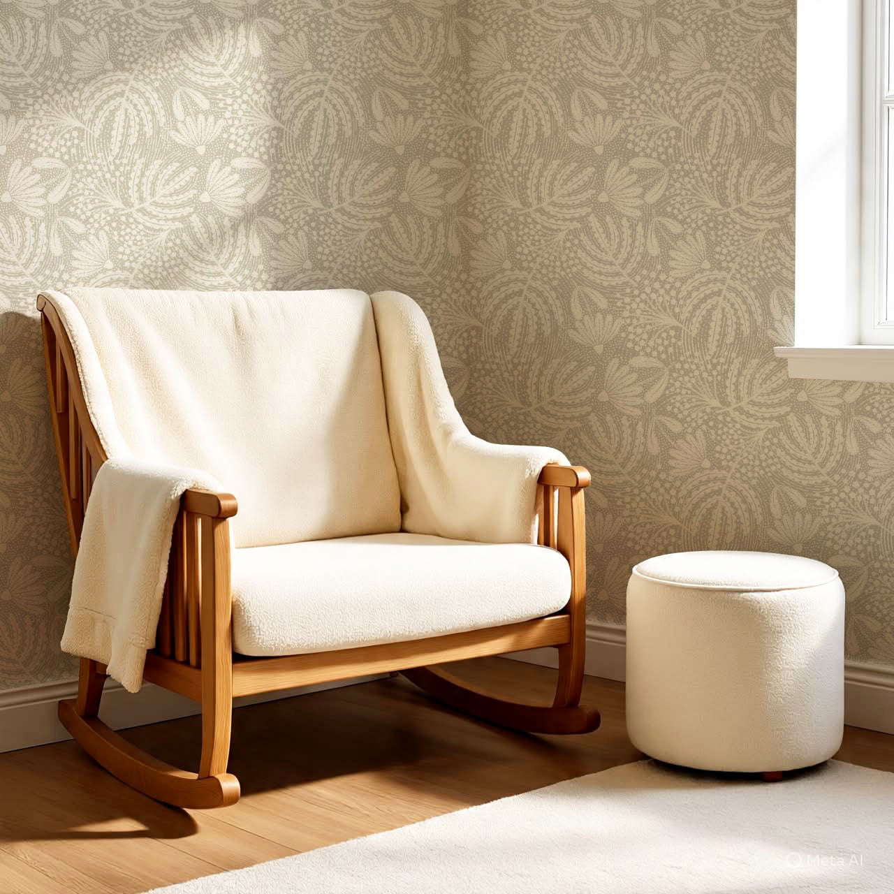 Aina Botanical Garden Taupe Wallpaper