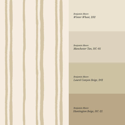 Alani Multi Stripes Neutral Wallpaper