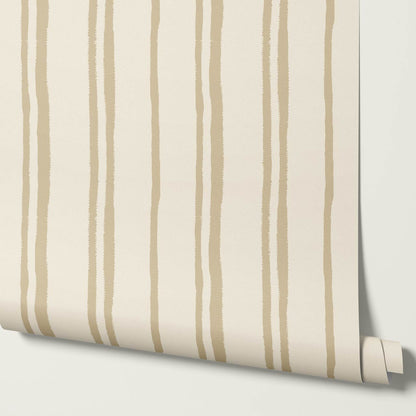 Alani Multi Stripes Neutral Wallpaper