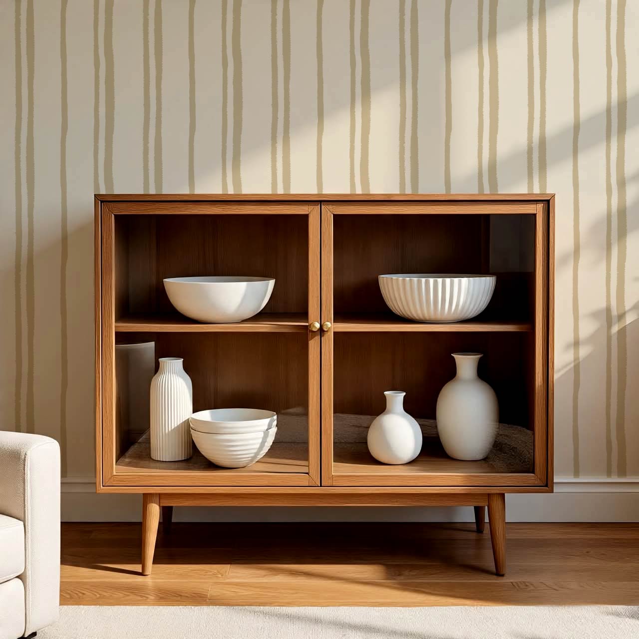 Alani Multi Stripes Neutral Wallpaper