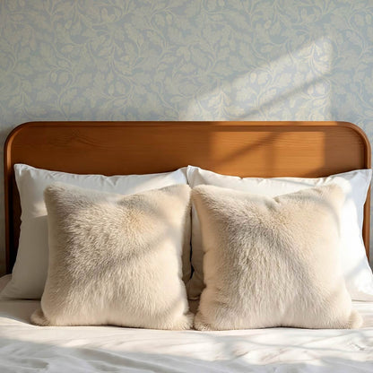 Alejandra Trailing Acorn Botanical Sky Cream Wallpaper