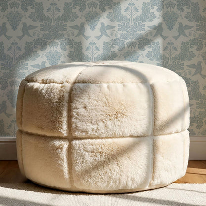 Alessandra Grape Damask Sky Wallpaper