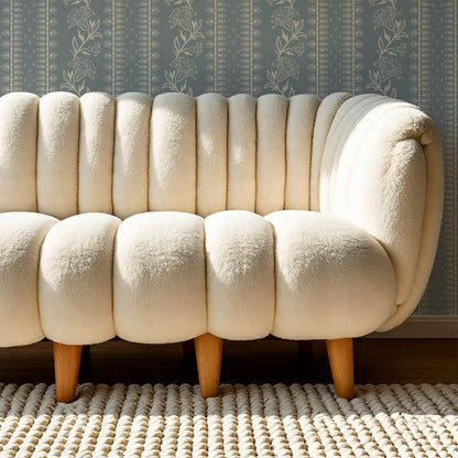 Aletta Trailing Carnations French Blue Wallpaper