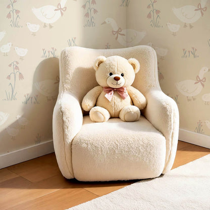 Alexandrine Duck Spring Meadows Cream Wallpaper