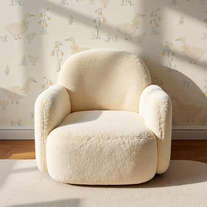 Alexandrine Duck Spring Meadows Beige Wallpaper