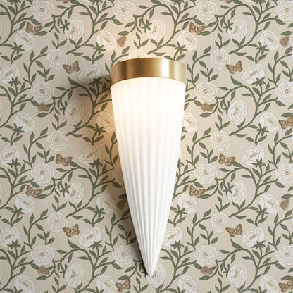 Alida Butterflies and Peonies Butter Wallpaper