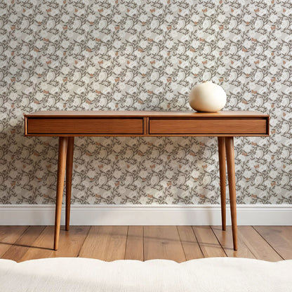 Alida Butterflies & Peonies Neutral Wallpaper