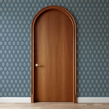 Allison Boho Diamond Denim Wallpaper