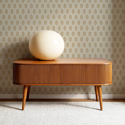 Allison Boho Diamond Linen Wallpaper