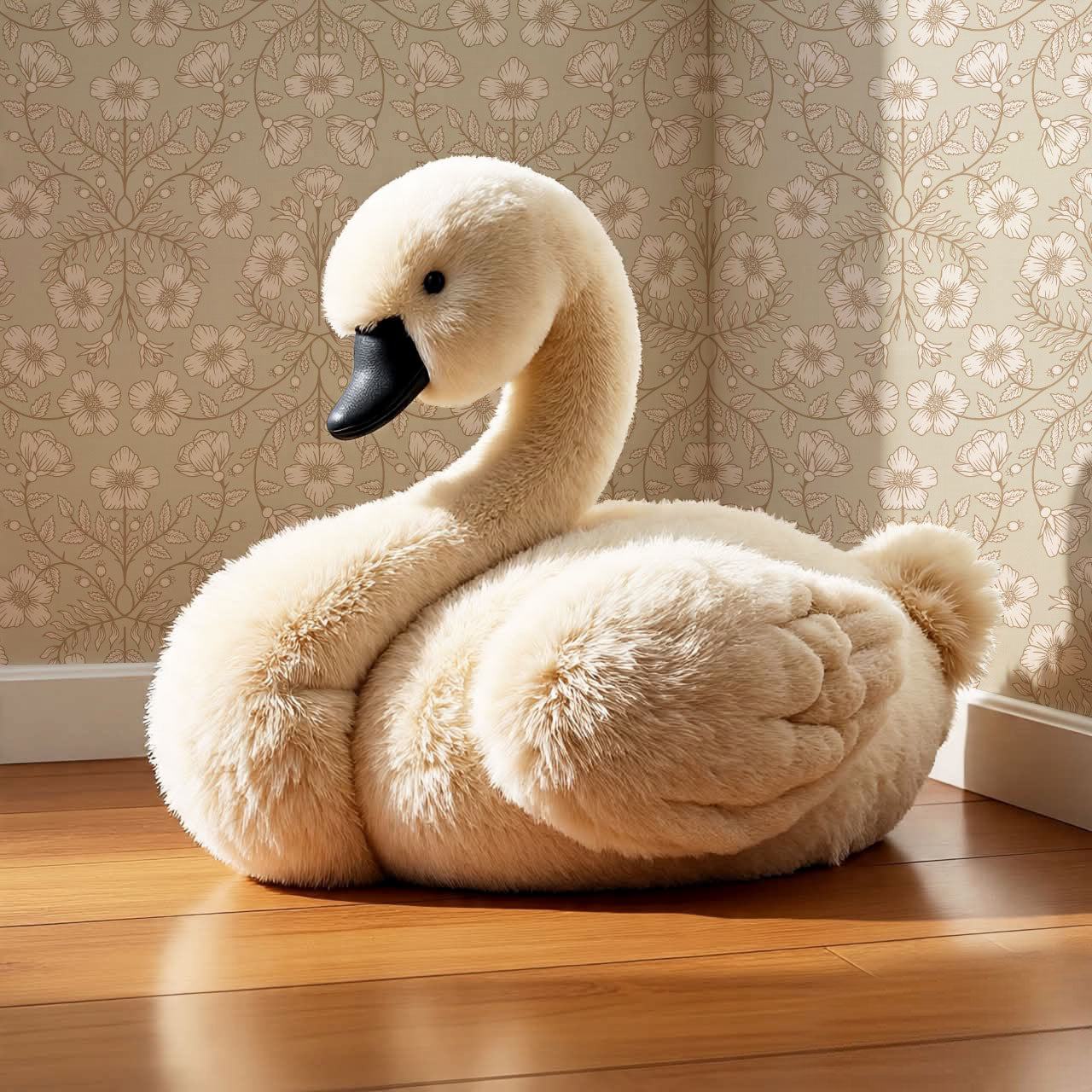 Alma Gentle Rosa Branch Beige Wallpaper