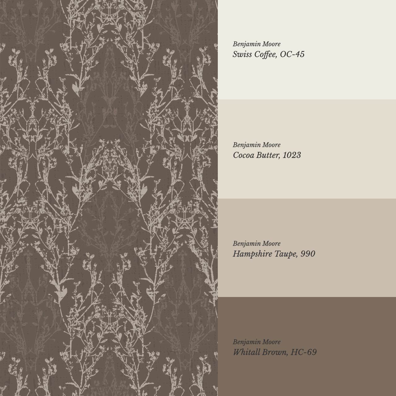 Almeta Delicate Lace Wet Clay Wallpaper